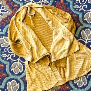 Gold and natural sweater